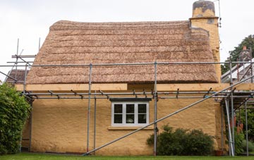 Steel Green thatch roofing costs